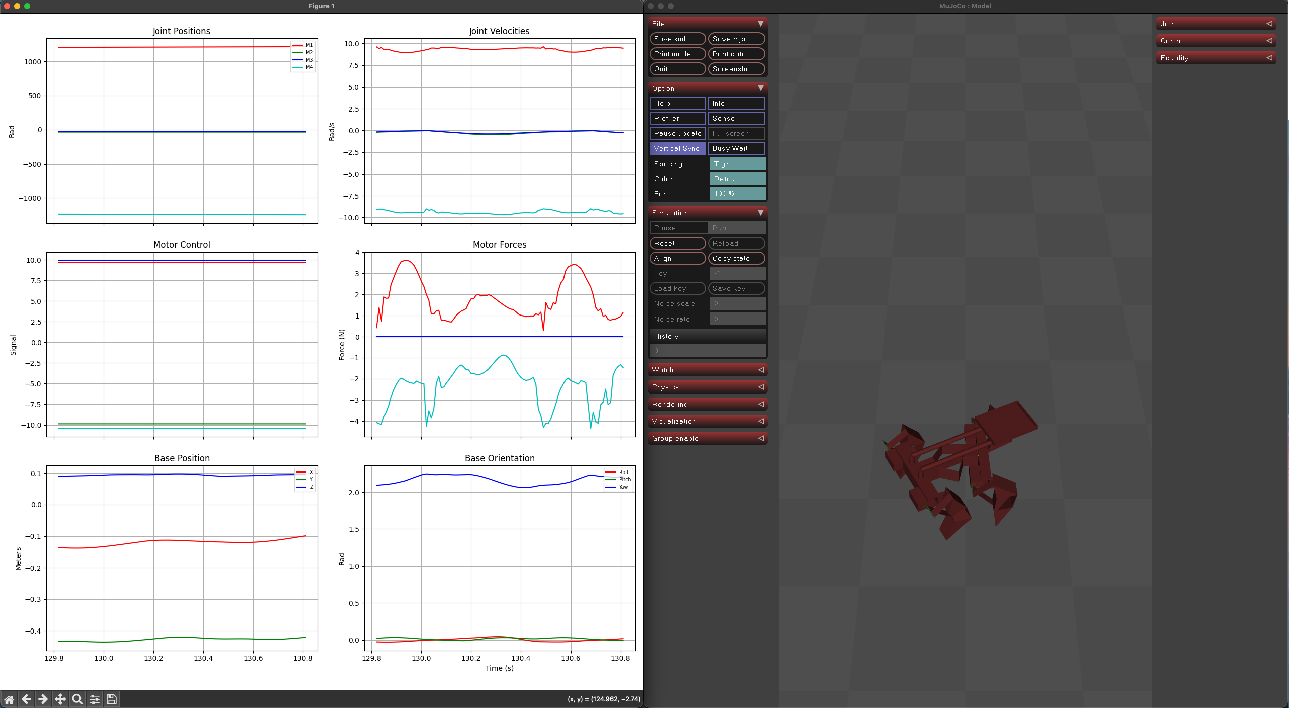 Stable Gait Simulation
